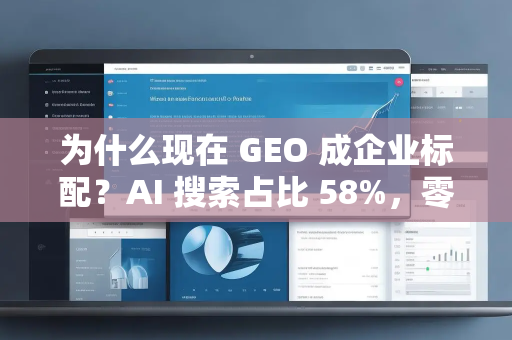 为什么现在 GEO 成企业标配?AI 搜索占比 58%,零点击转化才是新红利 为什么现在 GEO 成企业标配?AI 搜索占比 58%,零点击转化才是新红利