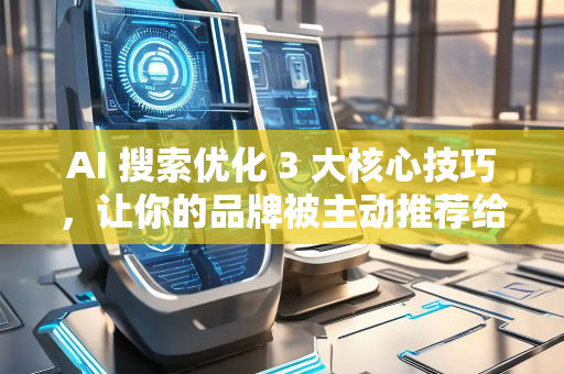 AI 搜索优化 3 大核心技巧，让你的品牌被主动推荐给高意向客户