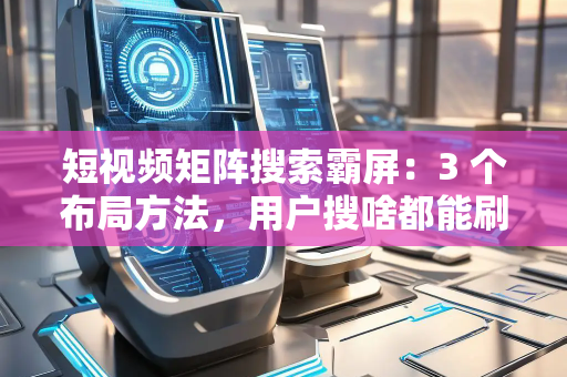 短视频矩阵搜索霸屏：3 个布局方法，用户搜啥都能刷到你